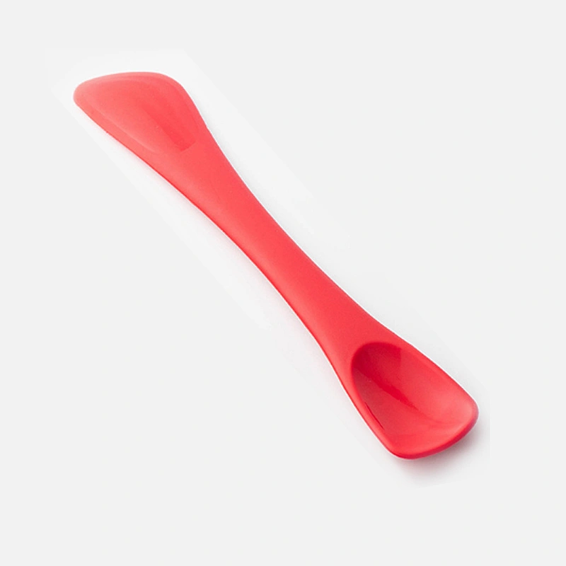 Factory Customized Wholesale Food Grade Kitchen Silicone Rubber Jam Small Tip Scraper Extra Long Handled Spatula